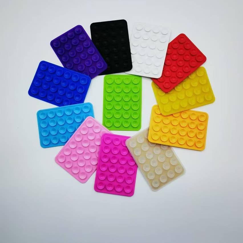 24-piece pack of thick, single-sided silicone suction cups - Cross-border export mobile phone accessory supplier