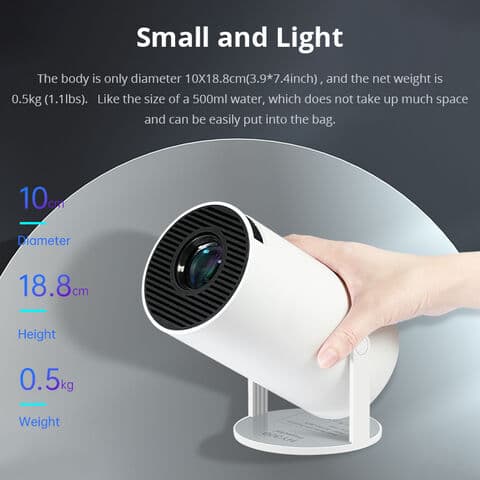 Hot-selling HY300 projector for home use, Android HD LED entertainment office ultra HD