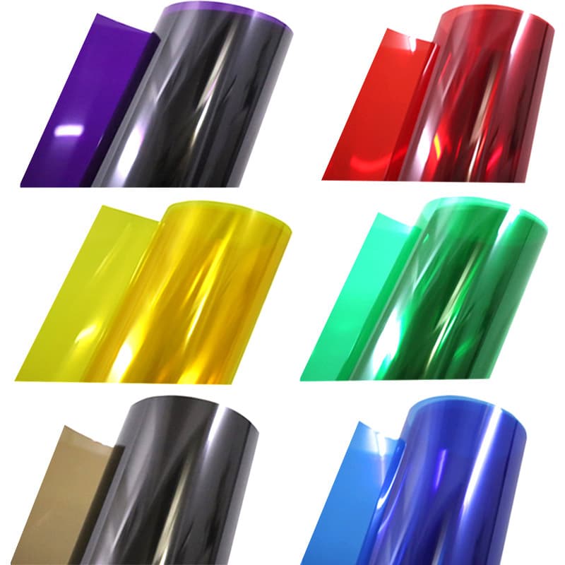 DIY resin filling decoration, transparent glass film, colored stickers, transparent shading sunscreen manual stickers.