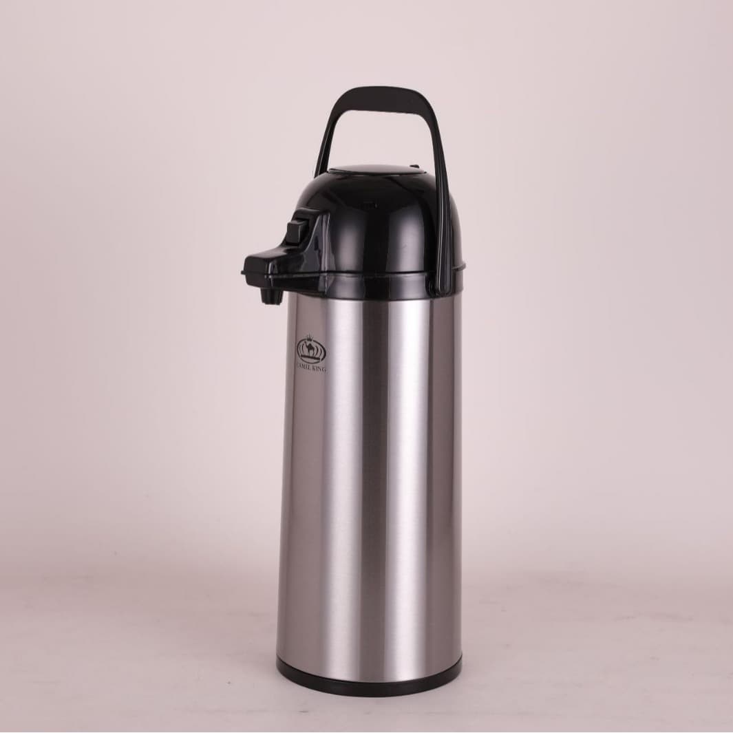 1.9L Air Pressure Insulated Pot, Stainless Steel Pressure Bottle, Press-type Hot Water Kettle, Household Pressure Pot