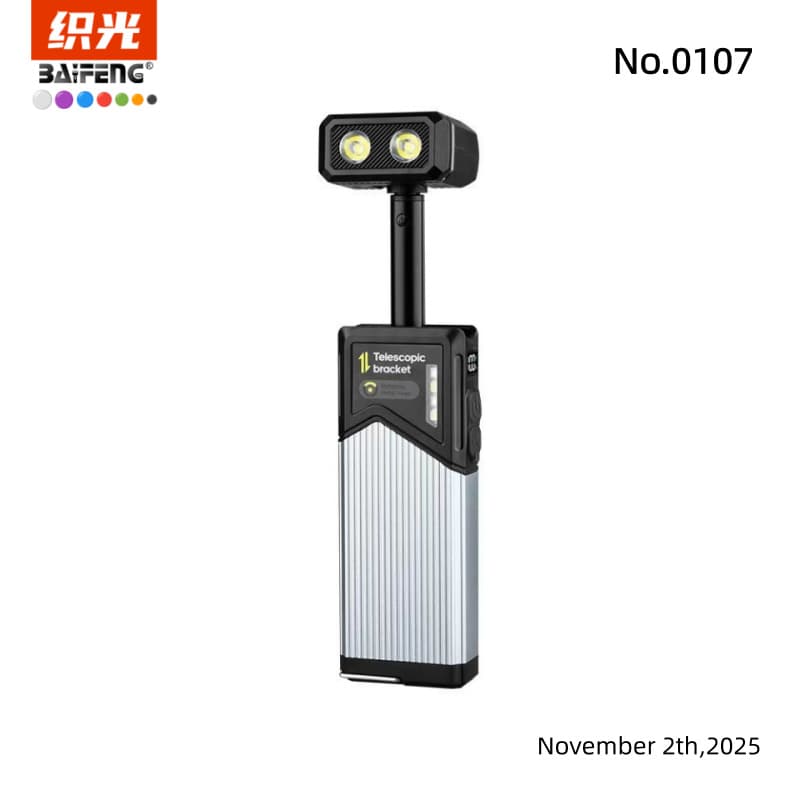 2025 new cross-border rotatable and extendable long-lasting work light.