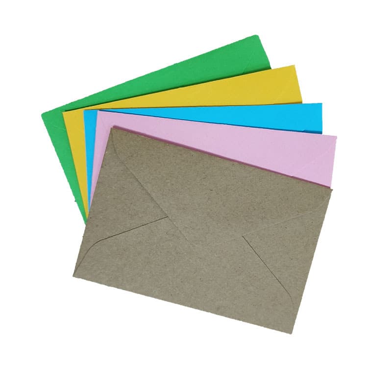 Factory direct heart-shaped greeting card envelopes universal colored white envelopes thick offset paper blank envelopes custom #3