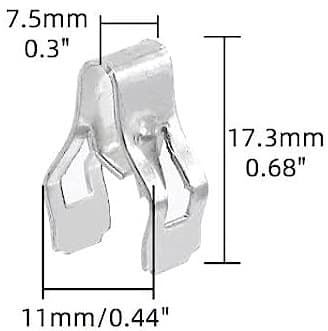 Instrument panel center console fixing clips suitable for Volkswagen, Ford, Buick, Mazda automotive iron buckles, stamping parts