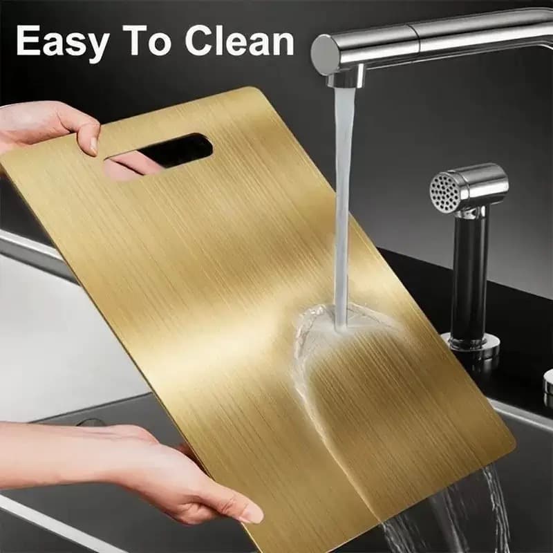 Stainless Steel Cutting Board Kitchen Anti-Mold Chopping Board Household Stainless Steel Double-Sided Cutting Board Source Factory Cross-Border Supply