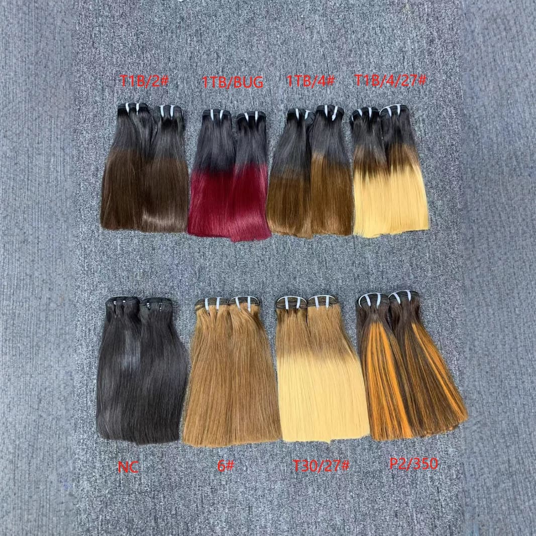 100% High Quality Vietnam Hair 16A Bundle Handmade Weave Natural Skin Color Suitable for Ladies Can Be Dyed And Styled
