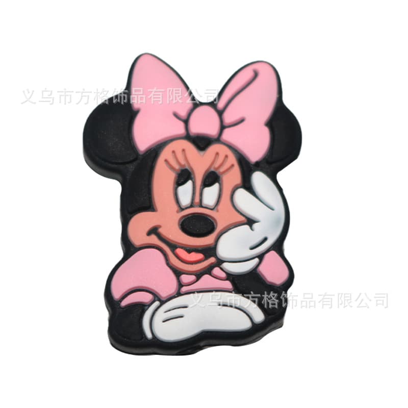 Badge English Silicone Beads Cartoon Beads Food-Grade Loose Beads DIY Bracelet Pen Drop Chain Decorative Accessories