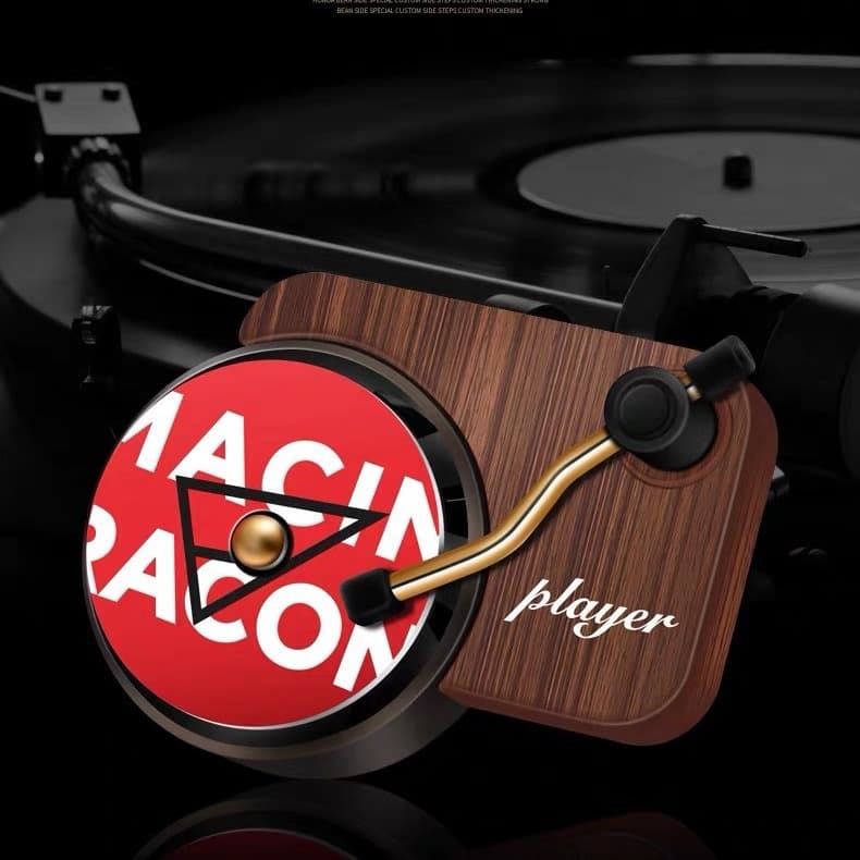 Good-looking car record player, air conditioner outlet phonograph, car aromatherapy interior pendant