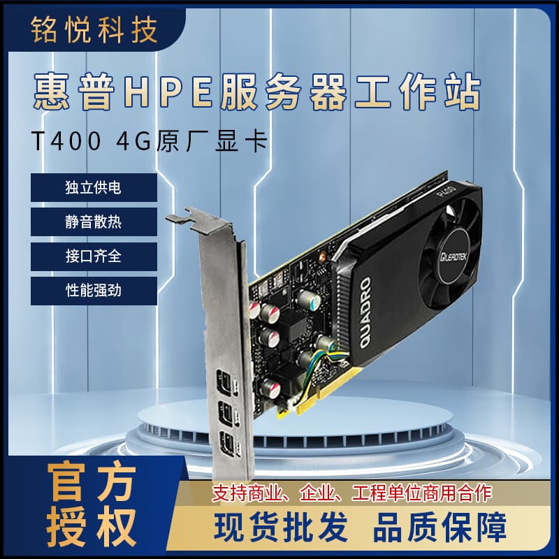 HP HPE Server Workstation T400 4G Accessories Discrete Graphics Card for Graphic Design High Performance Graphics Card