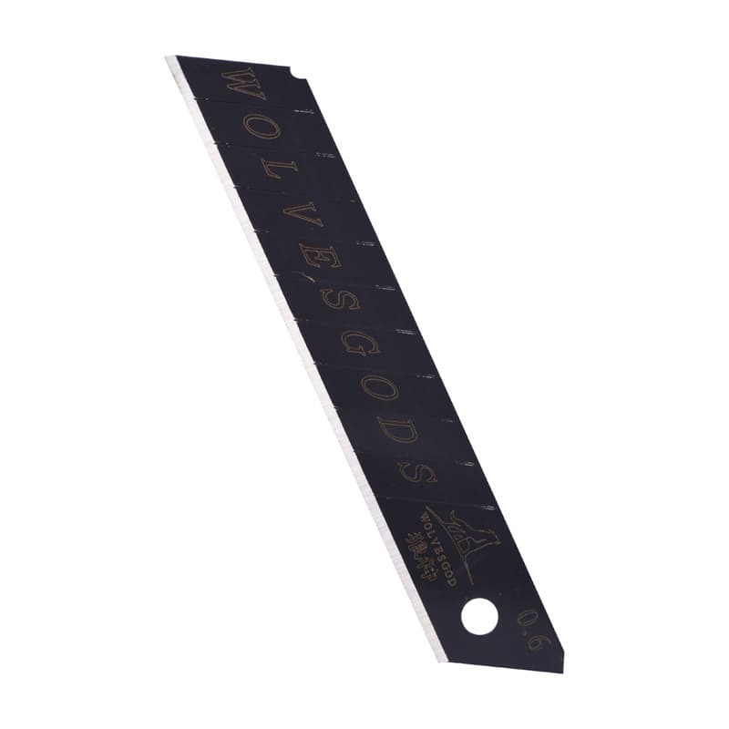 Factory Wholesale Black Blade Art Knife Blade Paper Cutting Knife Blade Large Wallpaper Blade 18mm