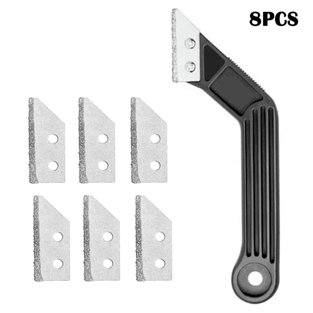8-Piece Set Slanted Handle Scraper Gap Cleaning Rake Tool Floor Edge Residue Organizer Sujia Brand Non-In from China