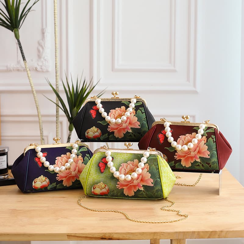 Vintage Chinese Style Bag, Cheongsam Bag, Handbag, Shoulder Bag, Crossbody Bag, Gift Bag, Women's Bag, Chinese Style Bag