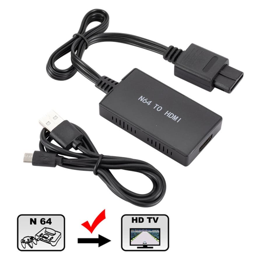 Cross-Border Exclusive Supply of N64 to HDMI Adapter Cable N64/SNES/NGC 1080P High-Definition Converter