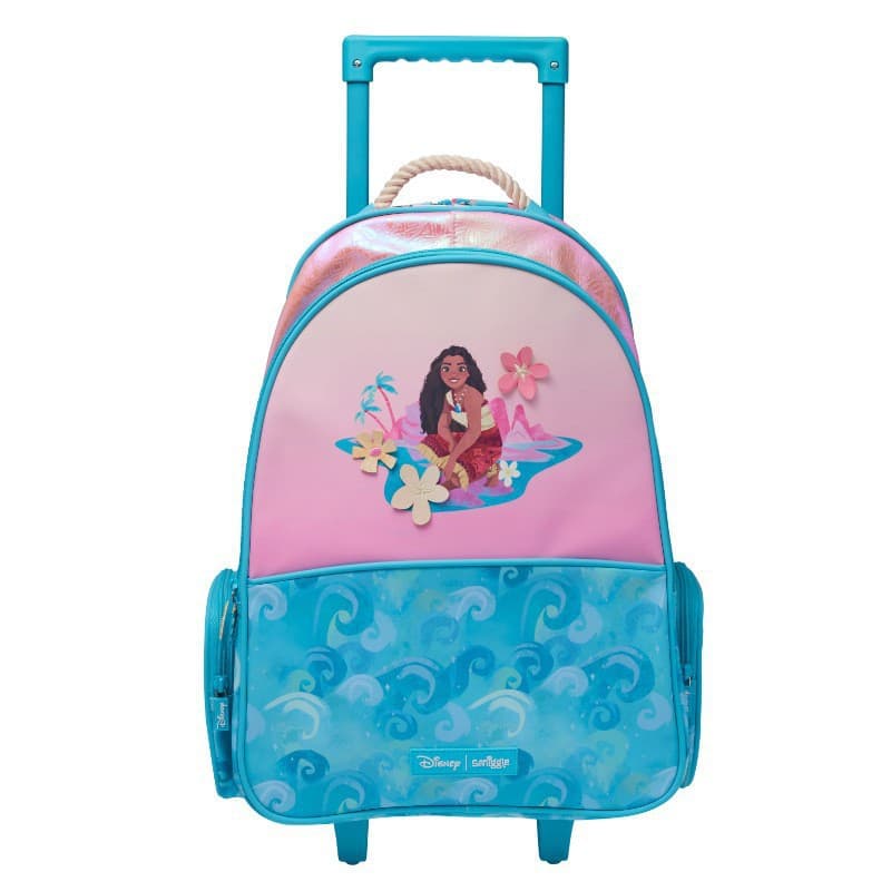 Australia Smiggle Rolling Backpack, Large Capacity Wheeled Travel Bag for Students, New Design