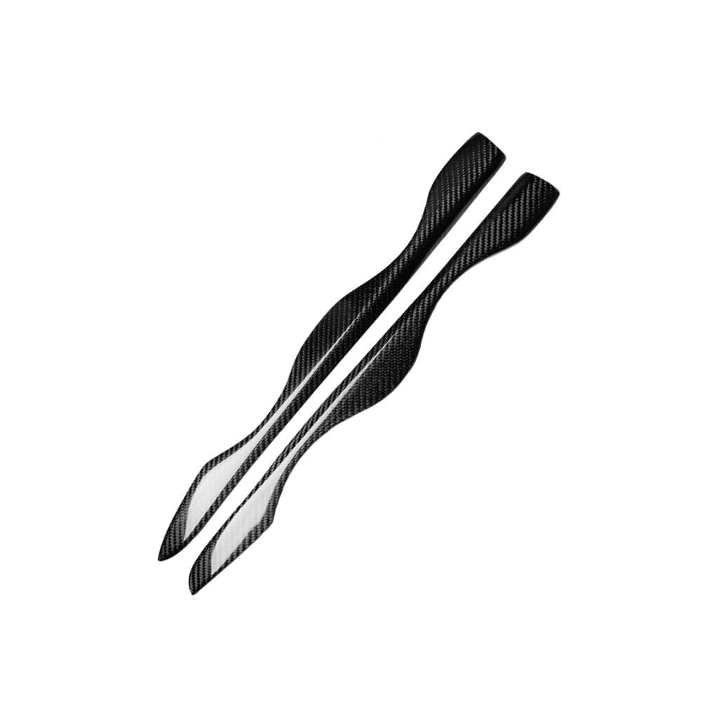 For BMW E34 5 Series 1988-1996 Carbon Fiber Headlight Eyebrow Eyelash Modification Decoration Sticker