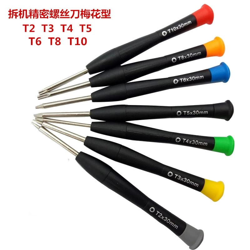 Precision Mini Disassembly Screwdriver Set, Hex Torx T3 T4 T5 T6 T8 Mobile Phone Repair Tool