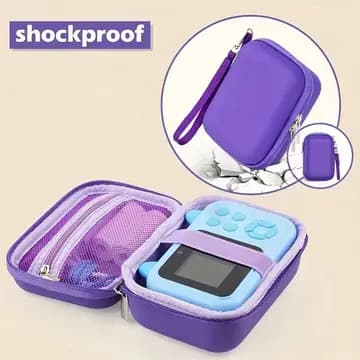 EVA children's camera storage box hard case, CCD portable bag, square charger multifunctional organizer storage pouch