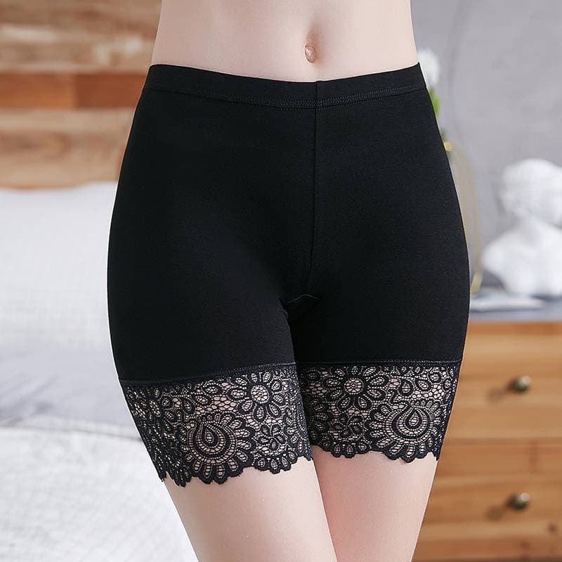 Modal Safety Pants Anti-Peep Women Non-Rolling Plus Size Three-Point Lingerie Insurance Shorts Source Factory
