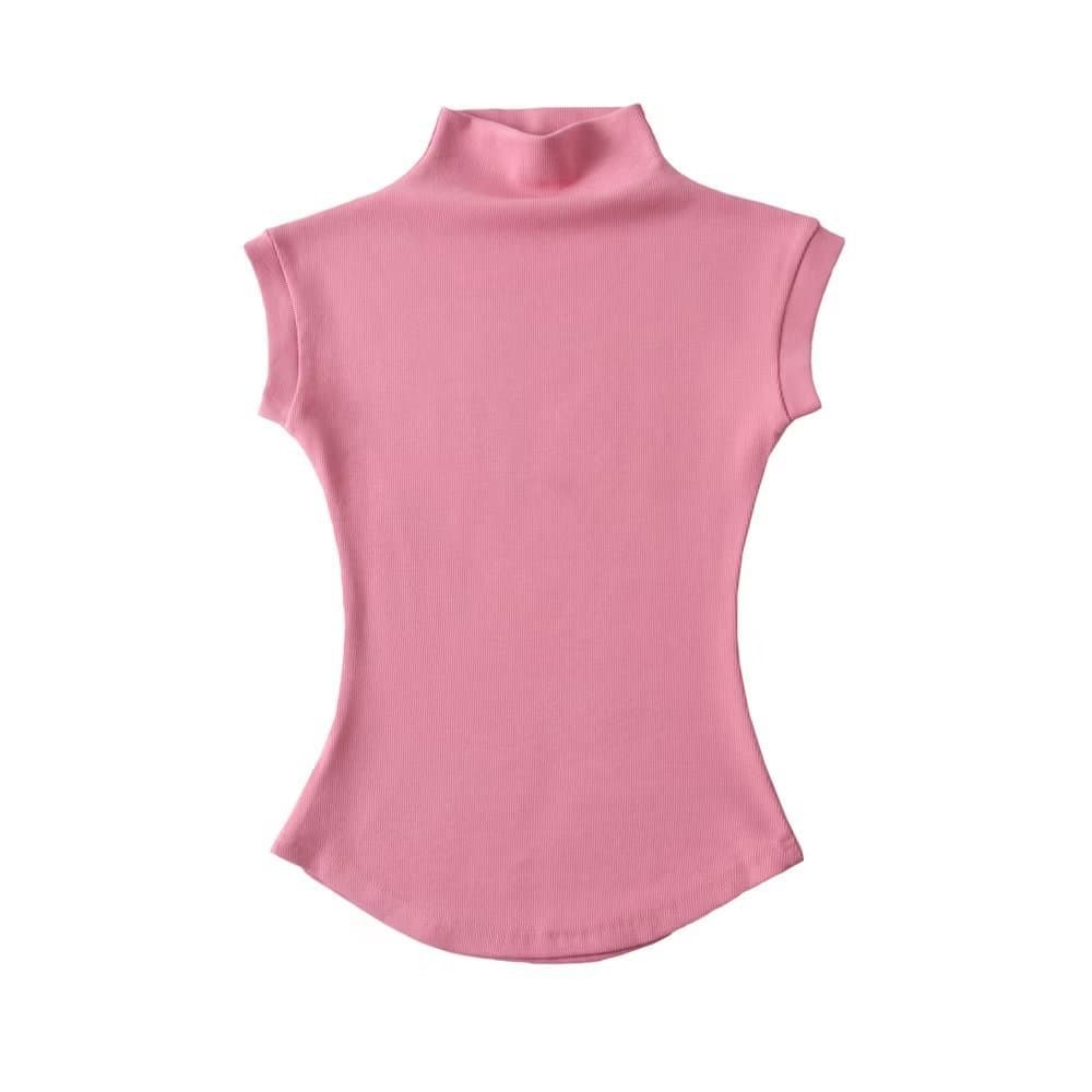 American Retro Sexy Babe Vest T-Shirt for Women Summer 2025 New Design Slim-Fitting Cropped Top
