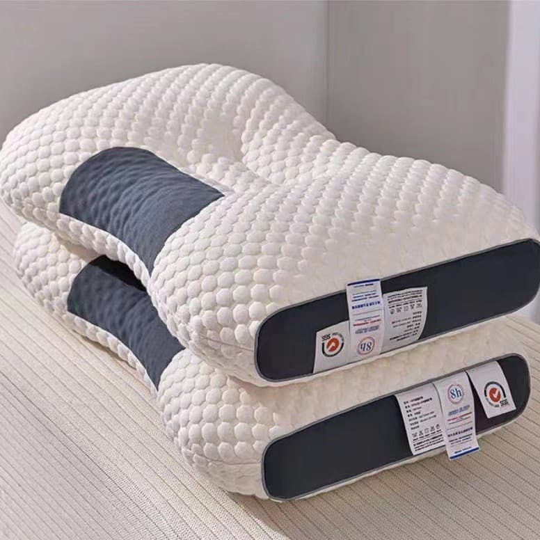 SPA Zone Massage Pillow for Cervical Spine Support, Hotel-Quality Down Alternative Pillow Core, Class A, Home Use, Non-Collapsing Pillow Core