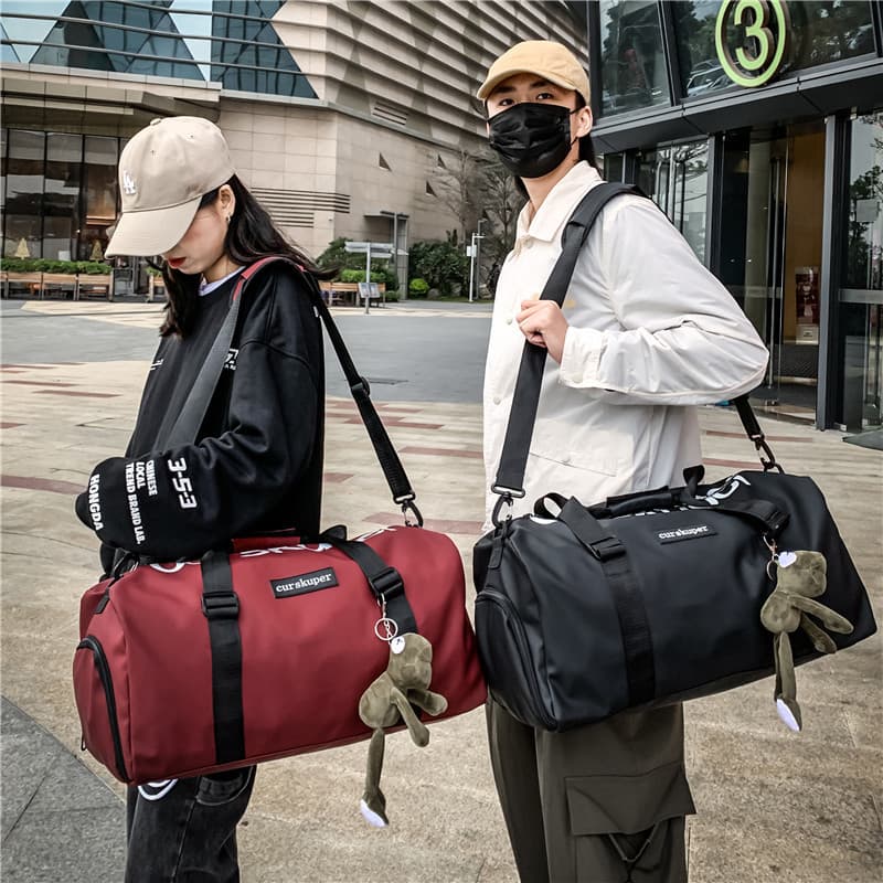 Short Trip Business Travel Duffel Bag Men Sports Waterproof Gym Bag Lightweight Handheld Large Capacity Travel Bag Women Students