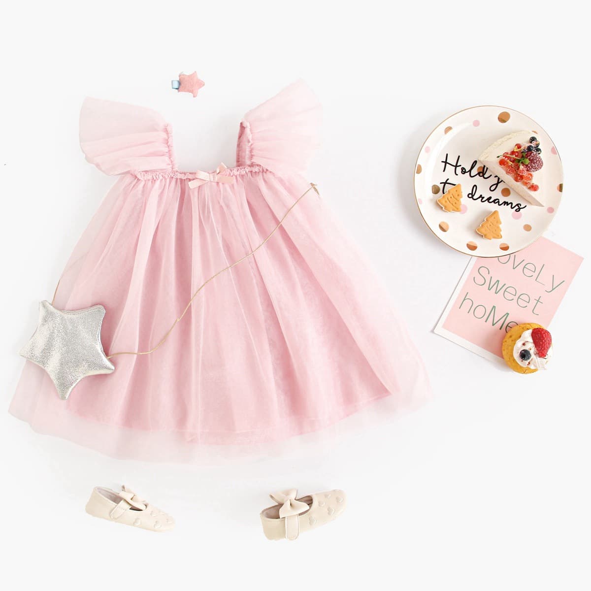 Girls Summer Dress Baby Beach Vacation Kids Princess Party Tutu Skirt