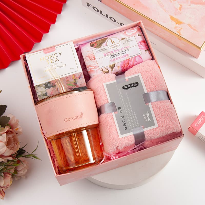 Women's Day Souvenirs, Company Birthday Gifts, Practical and Premium Cup Gift Boxes for Employees and Customers, Bridesmaid Return Gifts