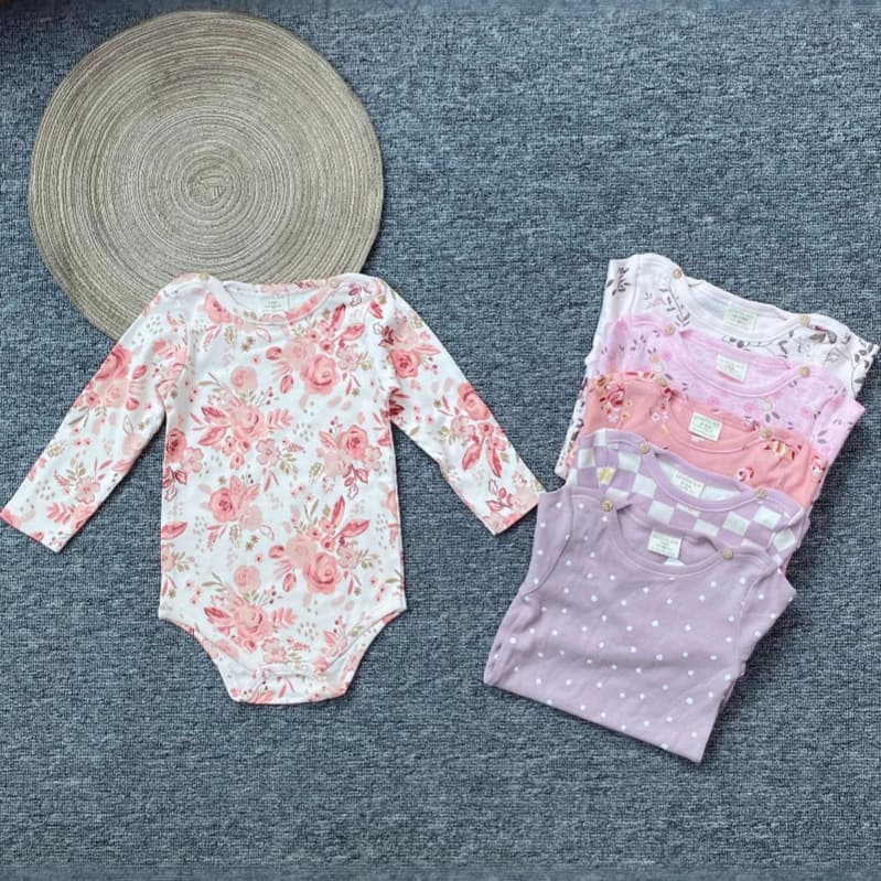 Baby Girl Long Sleeve Bodysuit Baby Girl Jumpsuits