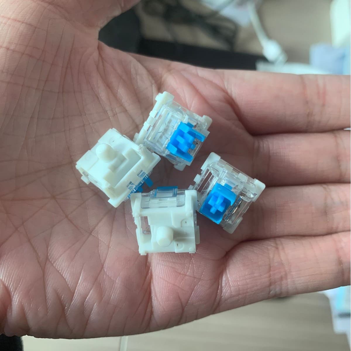 Stress Relief Toy Switch Without Pins, With Pins, Non-Conductive, Blue Switch, Red Switch, Brown Switch, Black Switch, Stress Relief Toy Accessories, 3D Printed