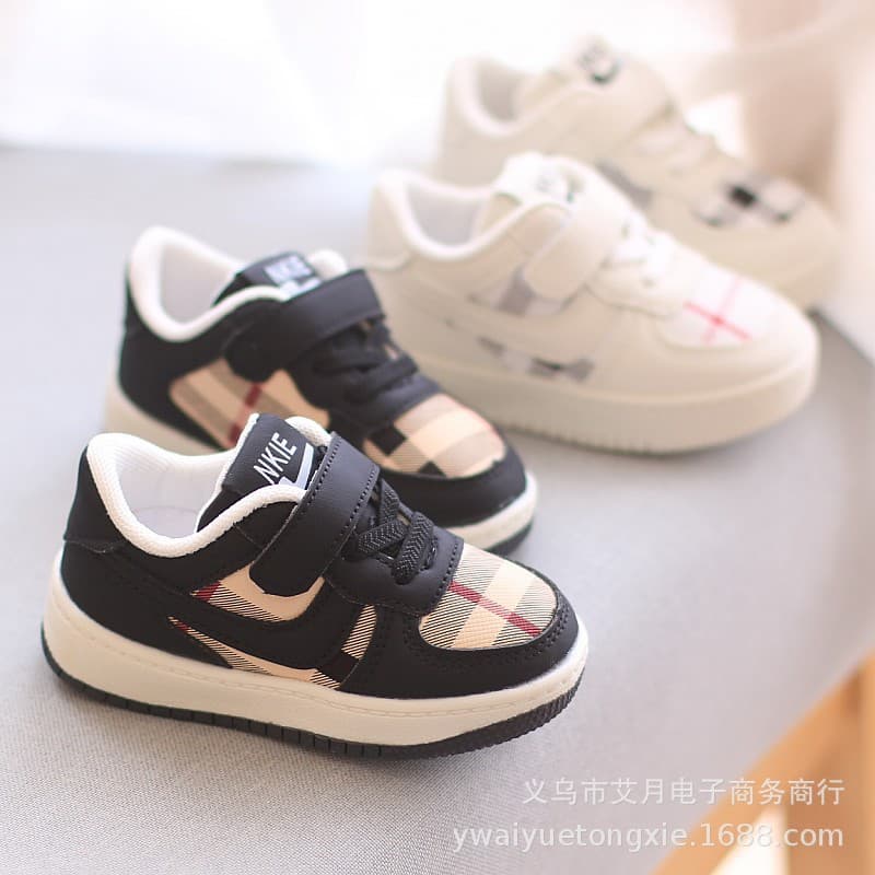 【Clearance Sale】Boys' and Girls' Casual Sneakers Spring/Autumn Leather Upper Children's Shoes