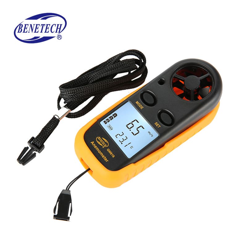 BENETECH GM816 digital anemometer wind speed meter, wind force level wind gauge