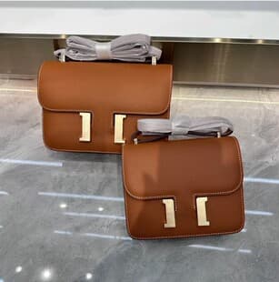 H Classic Constance Bag 2026 Cross-Border Trade Hot Selling Small Square Bag High-Quality Versatile Crossbody Bag Genuine Leather Women's Bag