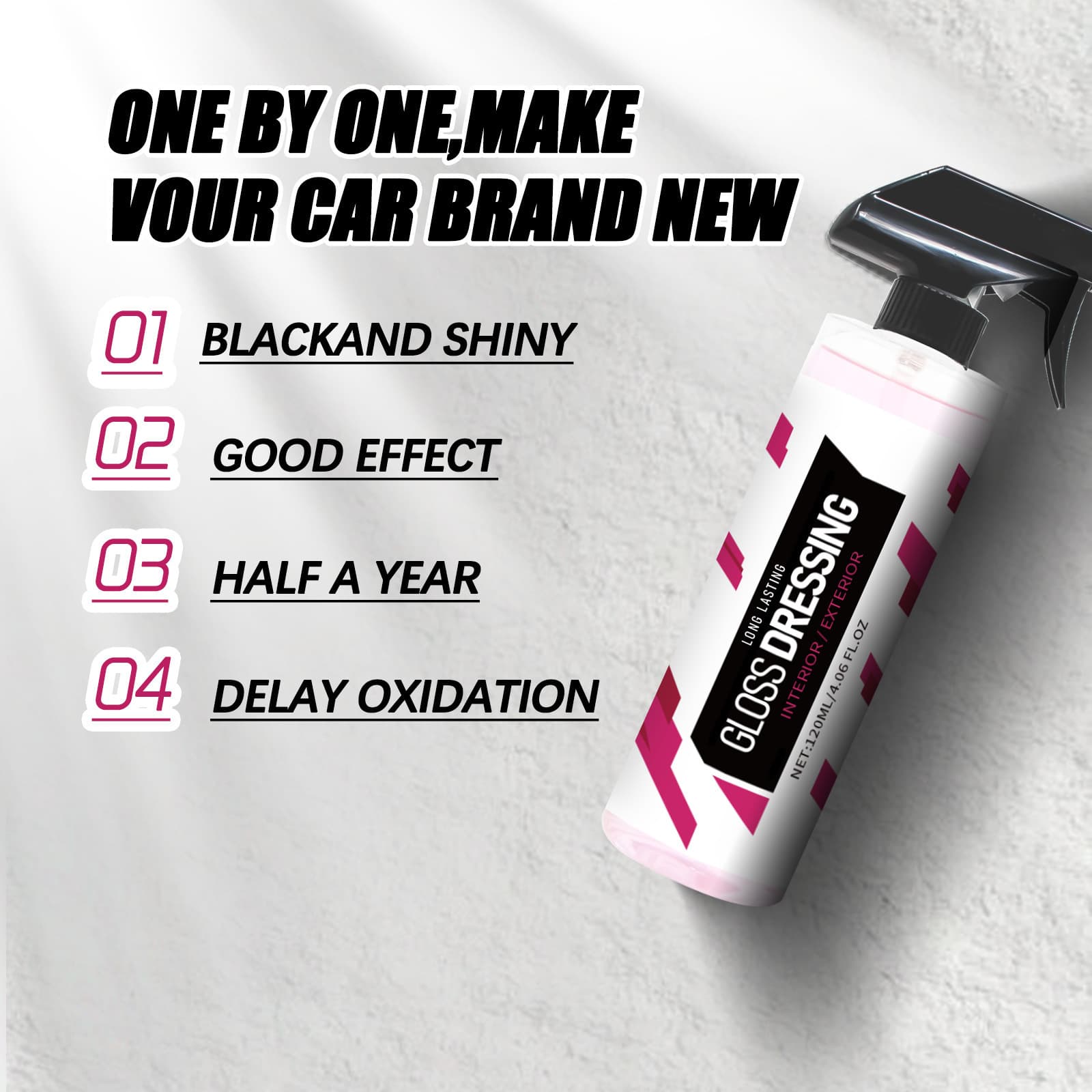 Cross-border new car care, brightening, cleaning, stain removal, polishing, glass multi-functional refurbishment car polish