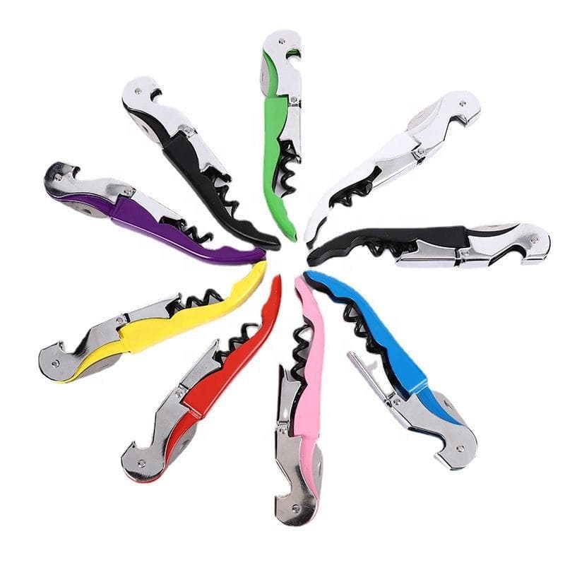 Corkscrew stainless steel multi-functional wine tool manufacturer supply wine red wine bottle opener beer simple creative