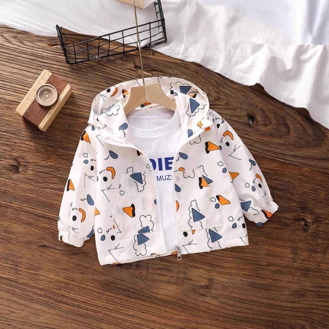Boys Spring and Autumn Jacket 2026 New Children's Stylish Streetwear Clothes Autumn Winter Lightweight Jacket Baby Handsome Top