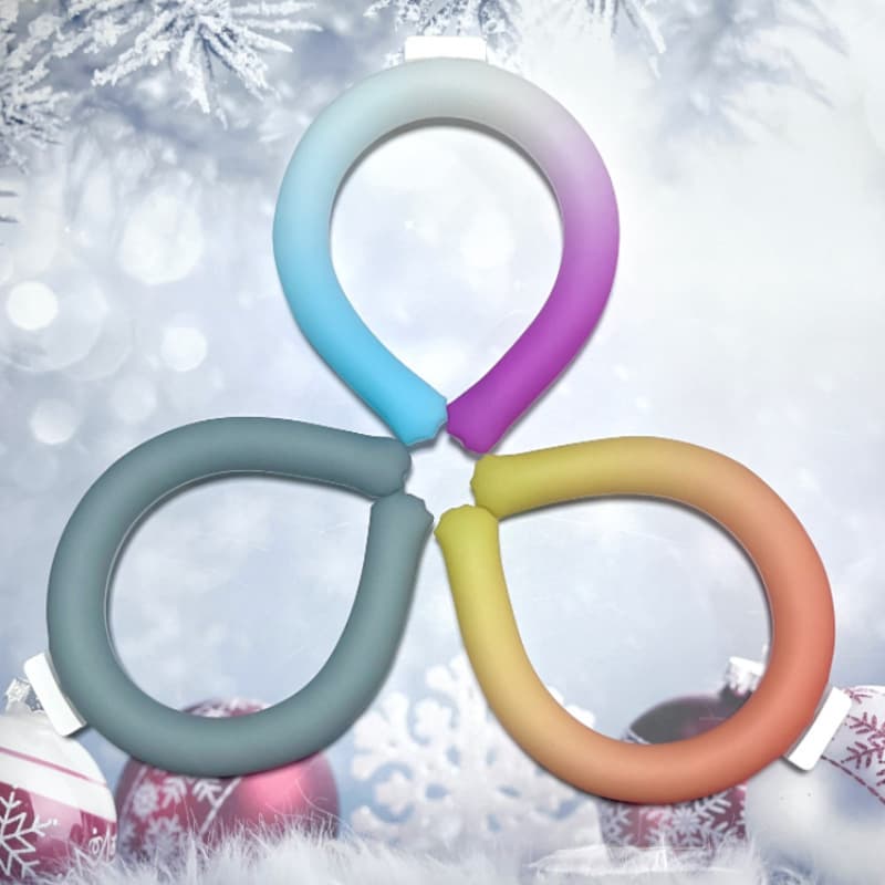 Customizable Fast-Heating Neck Ring - Reusable Winter Collar with Constant Temperature Liquid Warmth