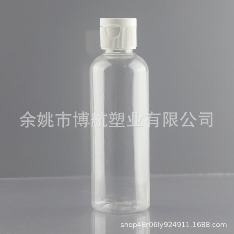 100ml Plastic Bottle for Shampoo, Lotion, Cosmetics, Travel Size Empty Bottle with Flip Cap, Small Bottle for Toner