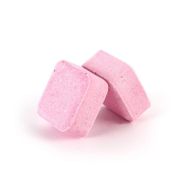 Pink Toilet Cleaning Effervescent Tablets, Toilet Bowl Cleaner, Scale and Urine Stain Remover, Deodorizer, Yellowing Remover, Bubble Cleaner