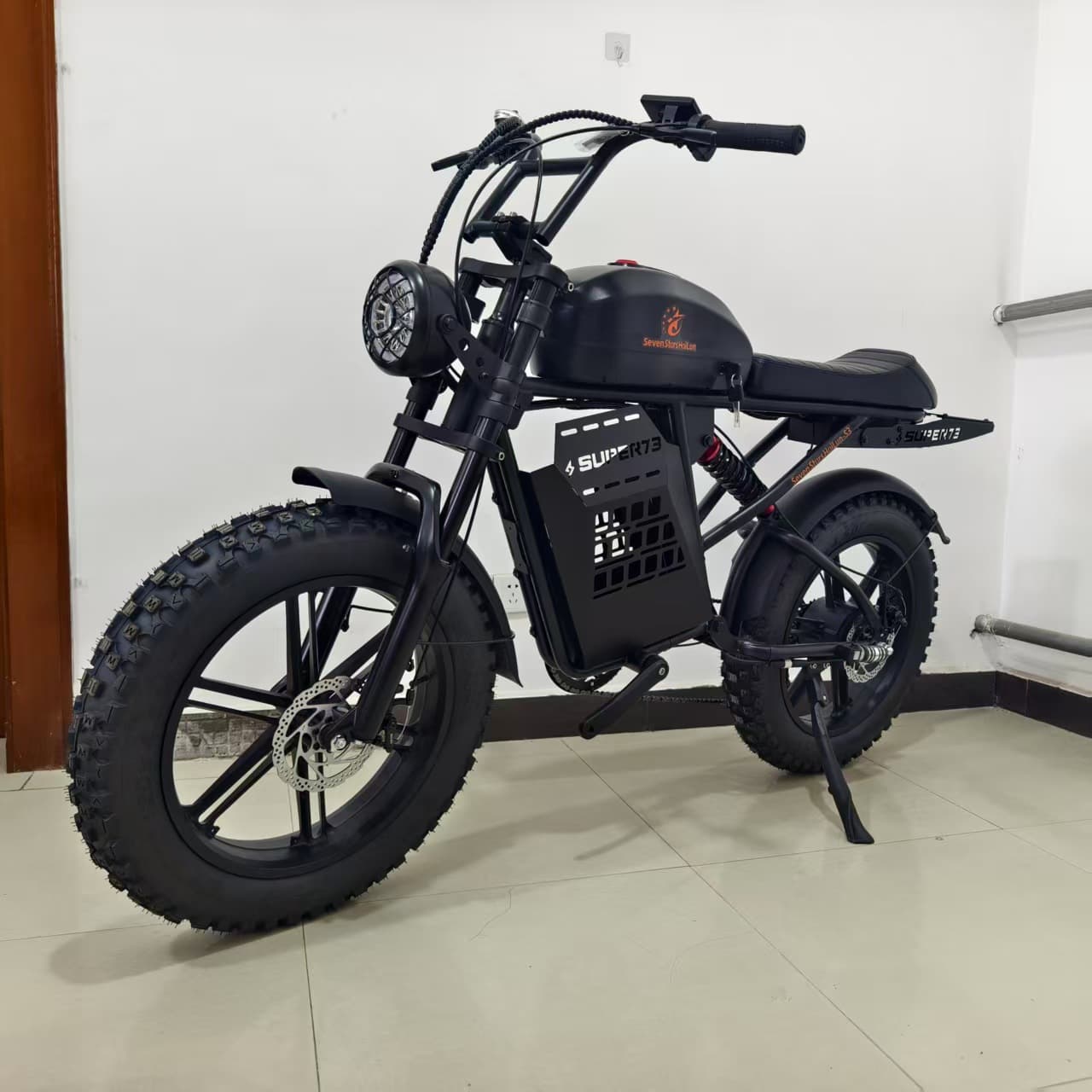 Cross-border export Ebike snow off-road fat tire electric bicycle 20-inch retro off-road outdoor snow bike