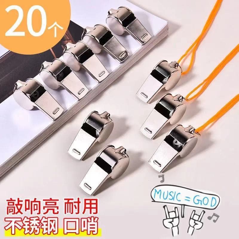 Iron Whistle Factory Direct Sales Sports Supplies Referee Sports Coach Practice Competition Emergency Metal Whistle Iron Football