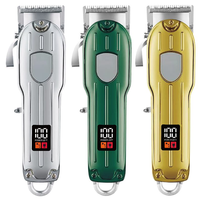 Cross-border Exclusive Men's Hair Clipper Digital Display Electric Clipper Home Electric Hair Clipper Salon High Power Pet Clipper