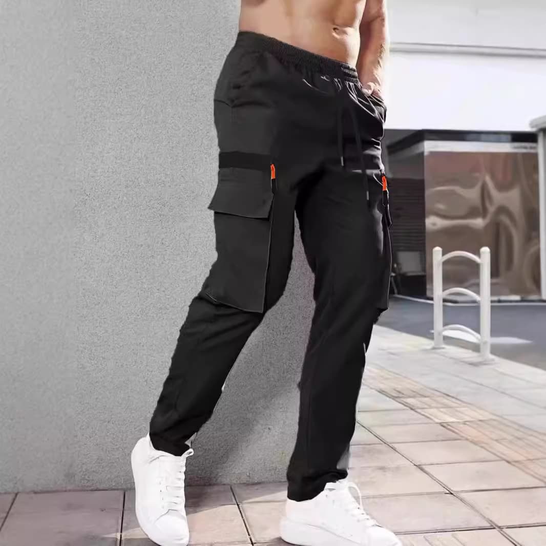 Cross-border Special Men's Multi-Pocket Overalls, Standard Size Accurate, In Stock