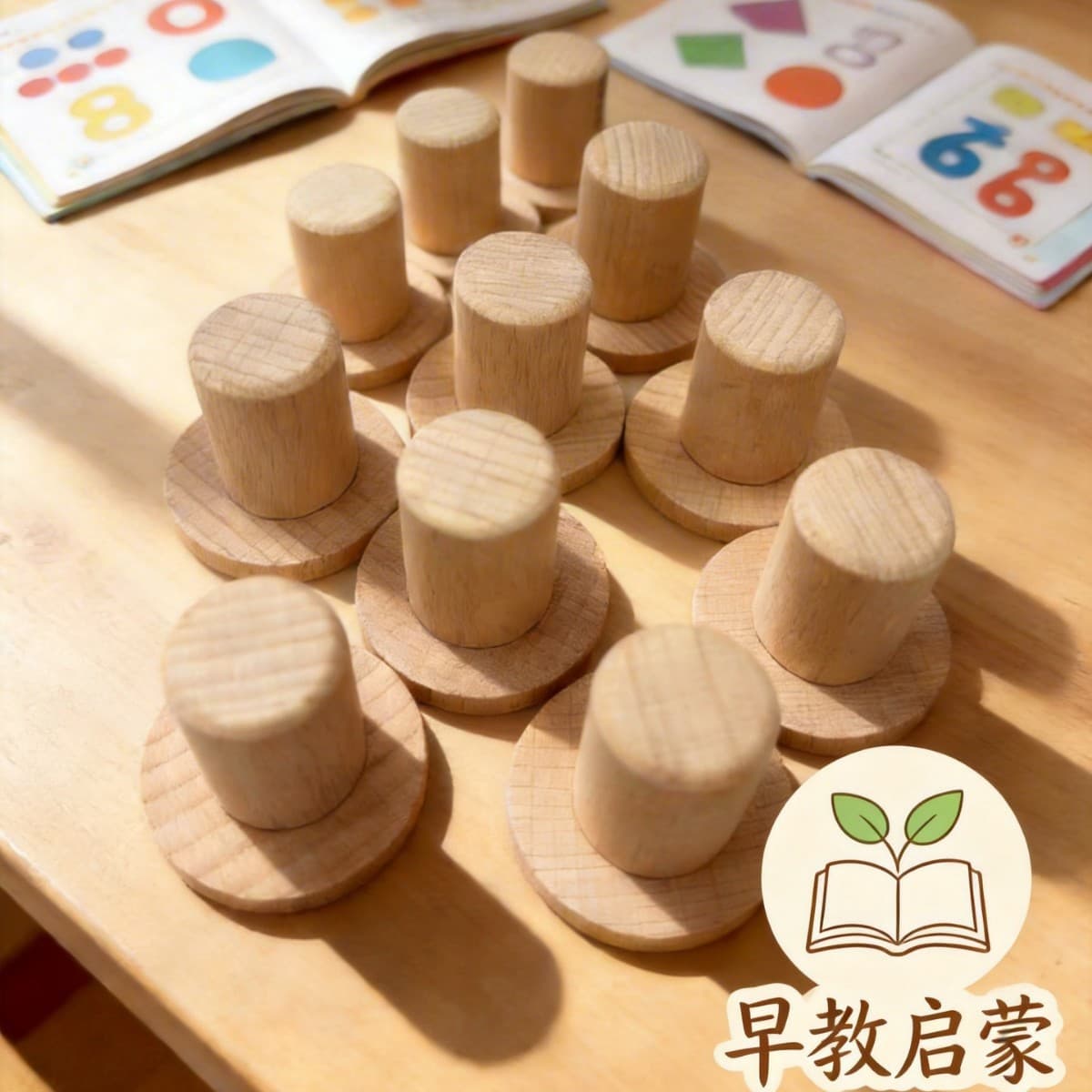 Factory direct supply of wooden balls, round wooden balls, wooden beads, rock climbing balls, solid wood DIY early education educational wooden solid wood cylinders