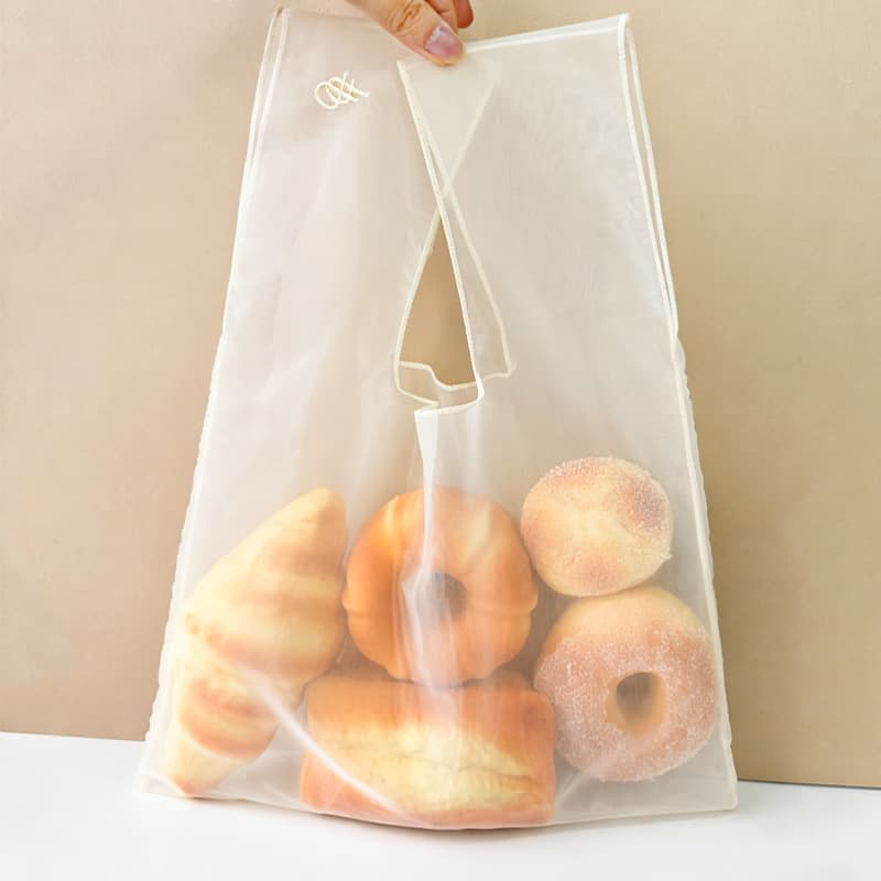 Custom Wholesale Encrypted Matte Gauze Handbag Plush Toy Lightweight Handheld Gift Transparent Organza Storage Bag