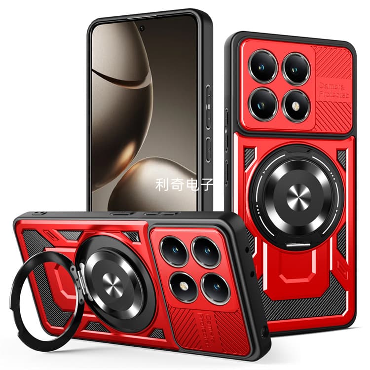 New Youjia Car Mount Ring Holder Full Coverage 2-in-1 Protective Case for Redmi A5 15C