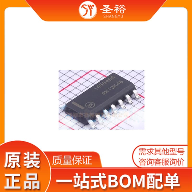 MC14584BDR2G SOP-14 Inverted Circuit Board Sensor Capacitor Chip Electronic Components Module/