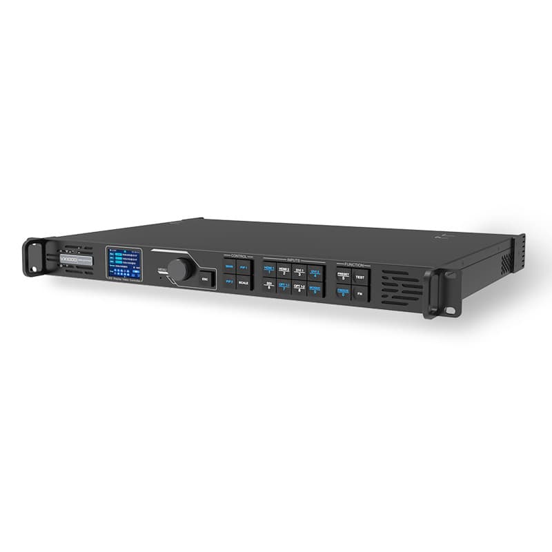 Nova VX1000 is a 10-port two-in-one video controller for full-color LED displays with 6.5 million video processing capability.