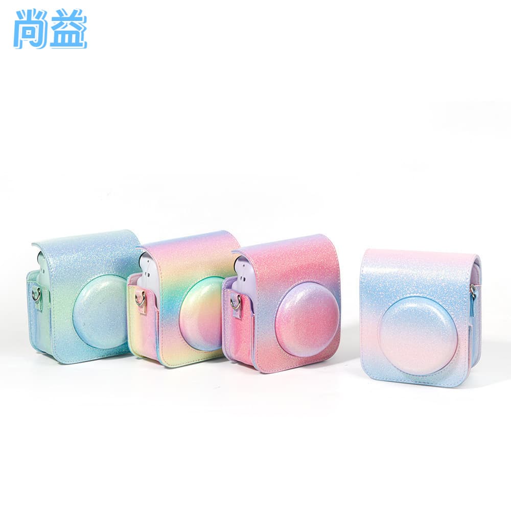 Polaroid Mini 12 Glitter Star Camera Bag Digital Camera Fitted Storage Protective Case Crossbody Bag
