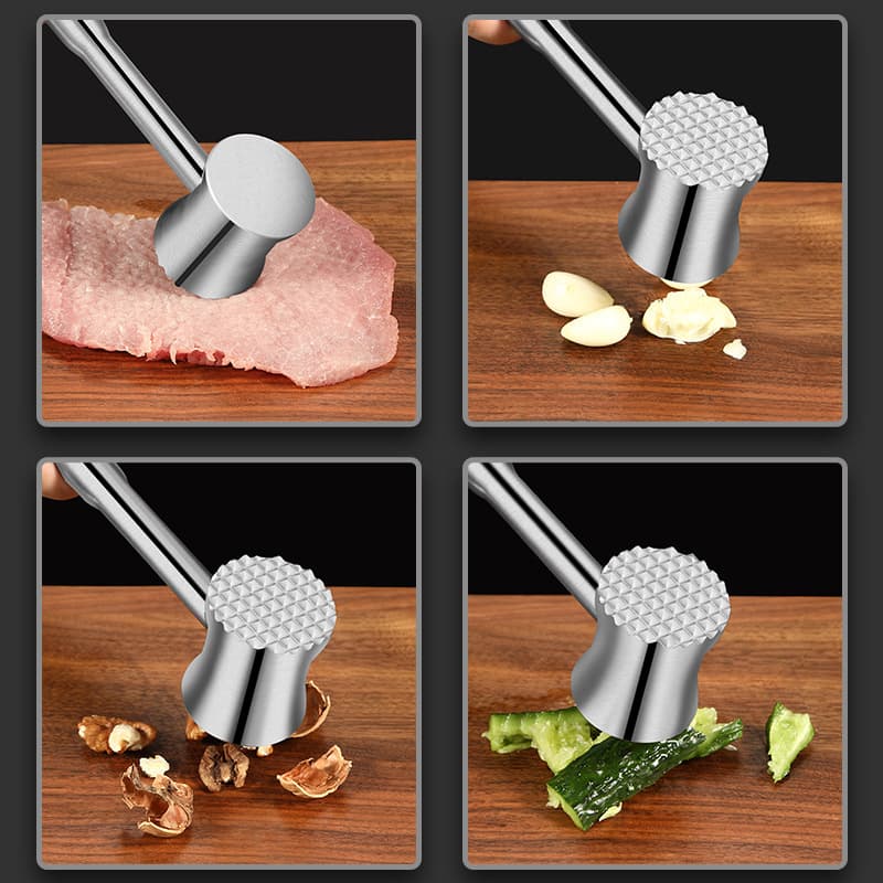 Solid Thickened 304 Stainless Steel Meat Tenderizer Home Use Steak Pork Lamb Tendon Breaking Tool Cross-border