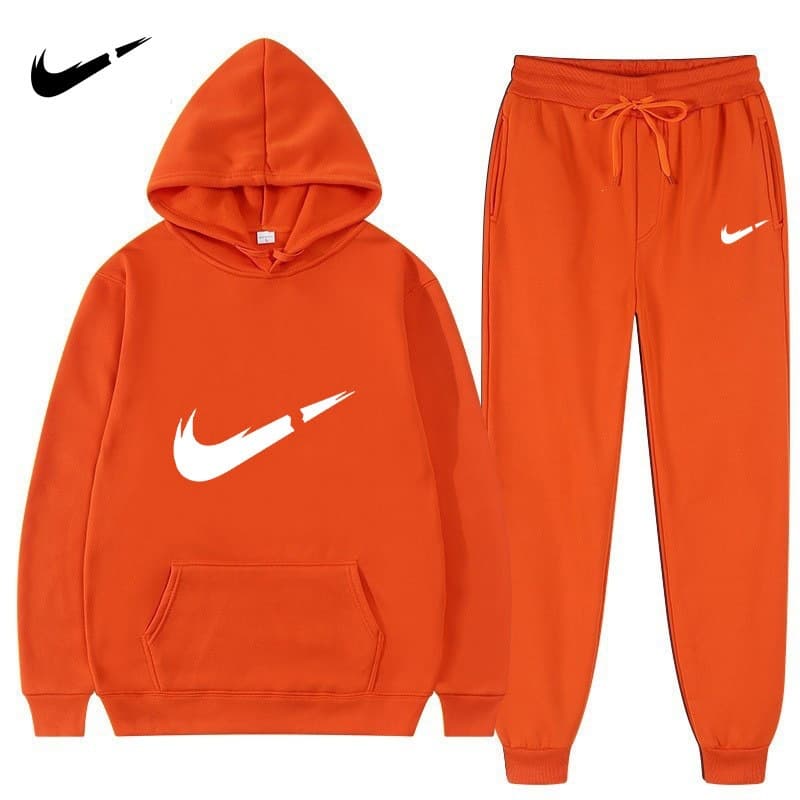 Cross-border Unisex Hoodie Set Pullover Hooded Sweatsuit European and American Fashion Sports Casual Set In Stock
