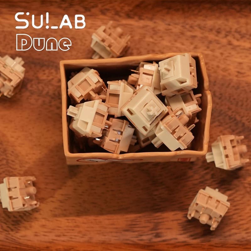 In Stock 5-Pin SU LAB Sand Storm Switch Custom Pre-travel Large Tactile Mechanical Keyboard